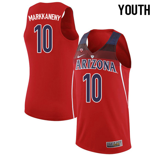 2018 Youth #10 Lauri Markkanen Arizona Wildcats College Basketball Jerseys Sale-Red